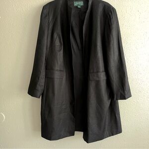 Ralph Lauren plus size linen blazer